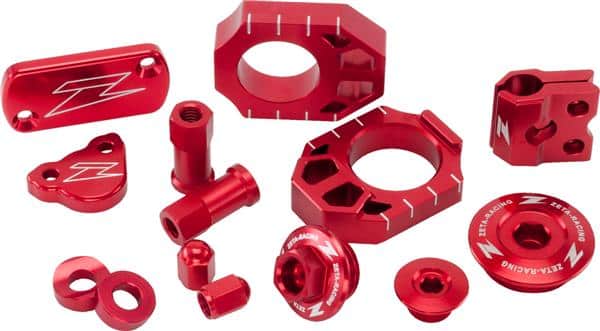 Kit zeta alu honda 450 CRF R rouge