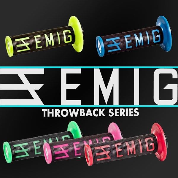 Poignées Cross ODI V-2 EMIG Throwback Lock-on MX 4 temps