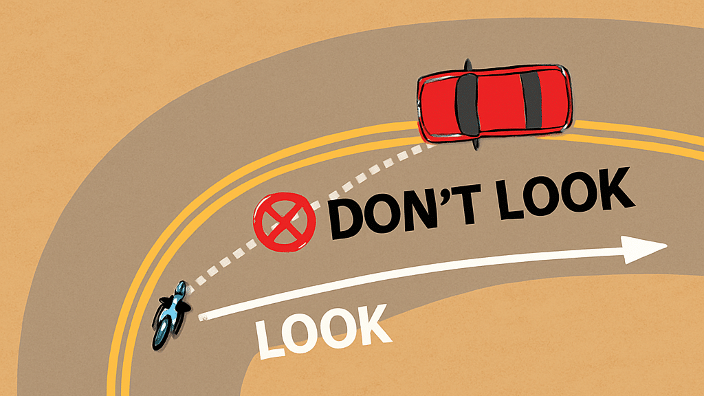 Réflexe inconscient : fixer l’obstacle te pousse instinctivement à y aller, même si tu n’as aucune intention de le toucher.