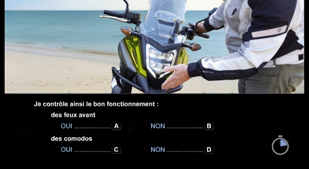 etm moto verif feu moto jaune