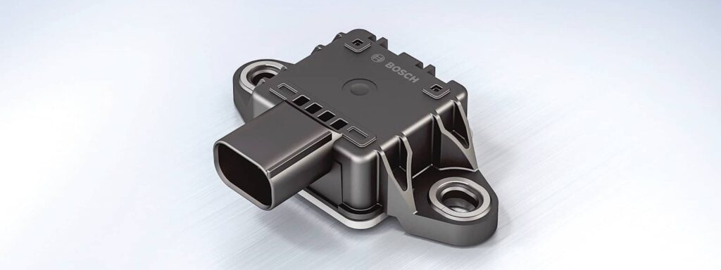 Bosch inertial measurement unit sensor used in motorcycles for predictive traction control and road condition monitoring