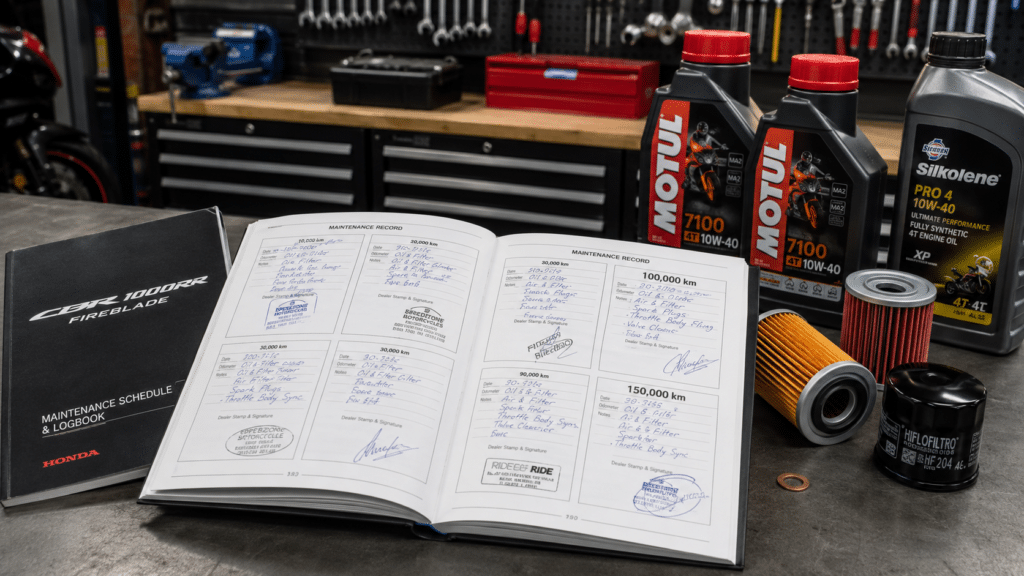 maintenance schedule and logbook