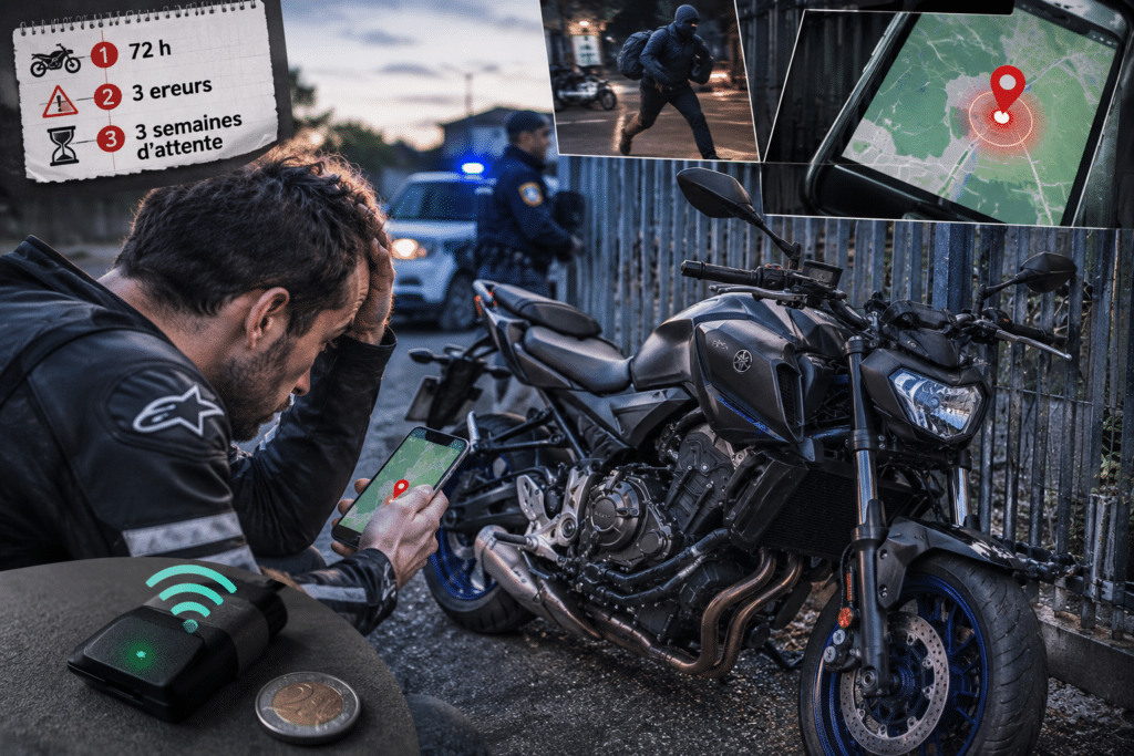 Yamaha MT-07 volée