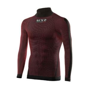 maillot-technique-sixs-ts3-manches-longues-col-rouge-noir